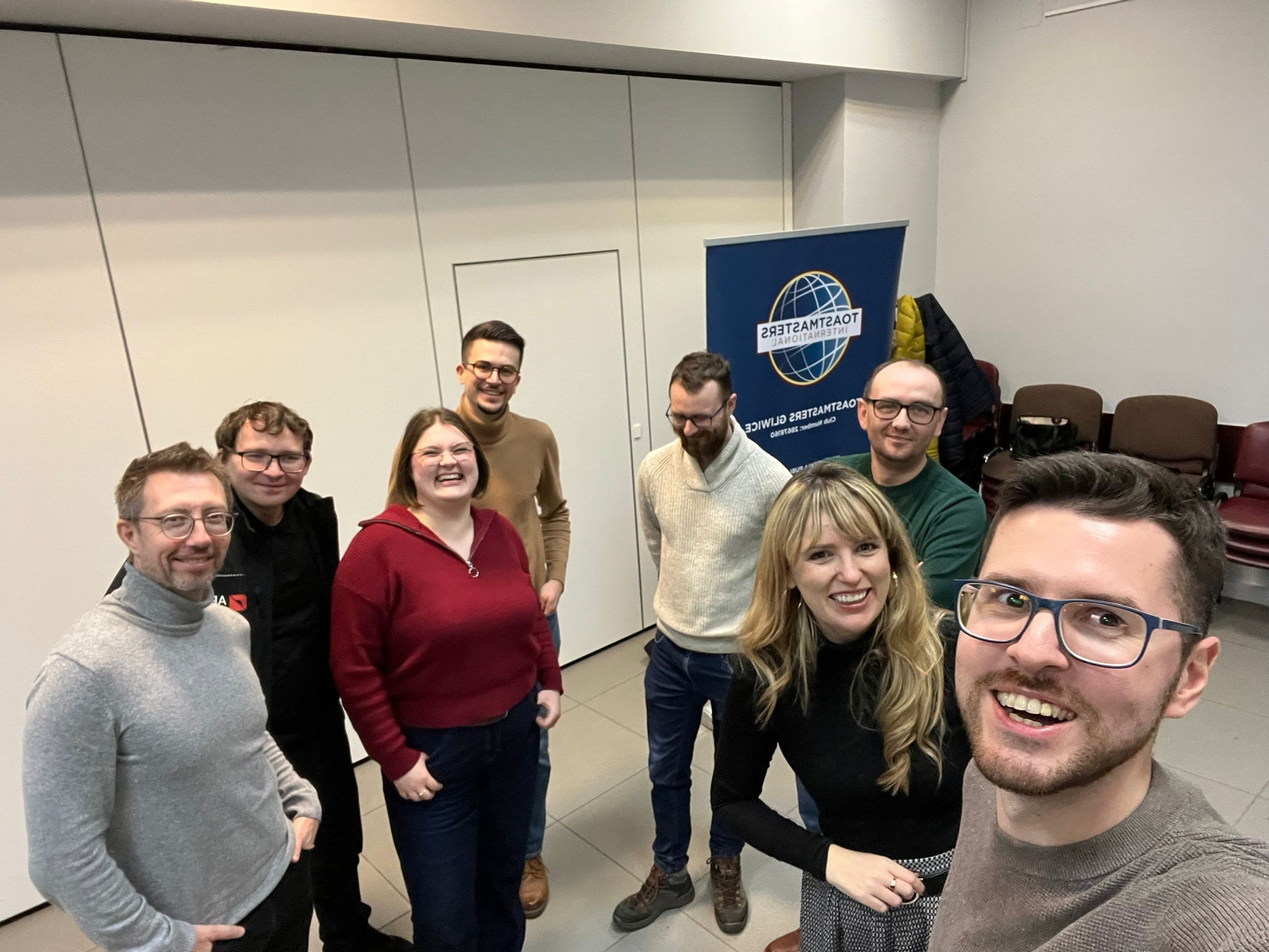 Zdjęcie ze spotkania Toastmasters Gliwice