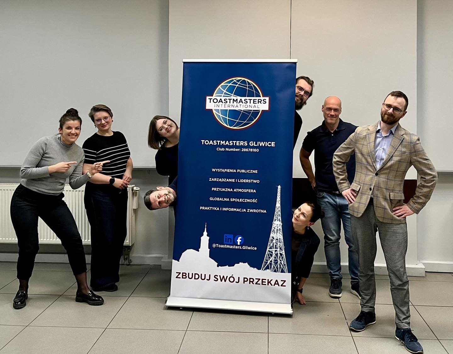 Zdjęcie ze spotkania Toastmasters Gliwice
