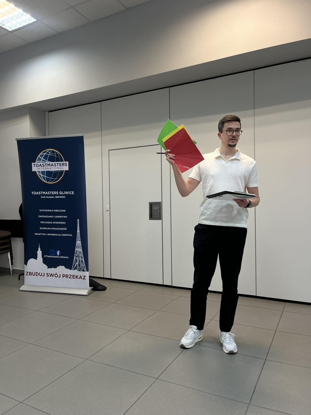 Zdjęcie ze spotkania Toastmasters Gliwice