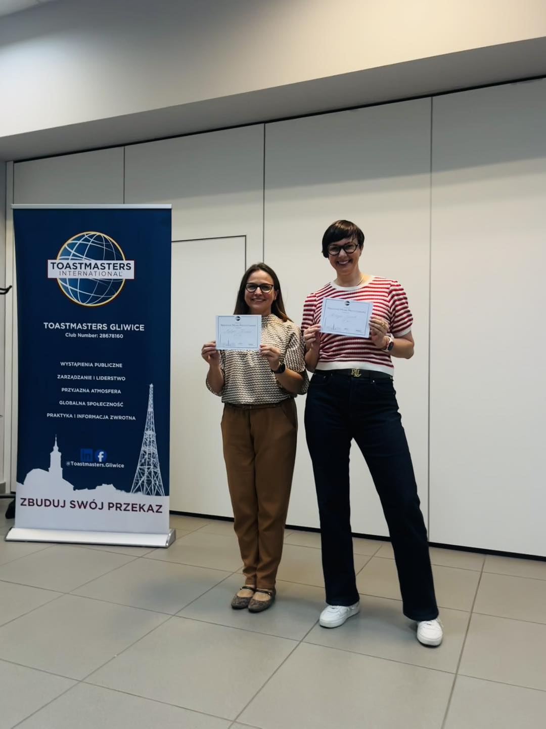 Zdjęcie ze spotkania Toastmasters Gliwice