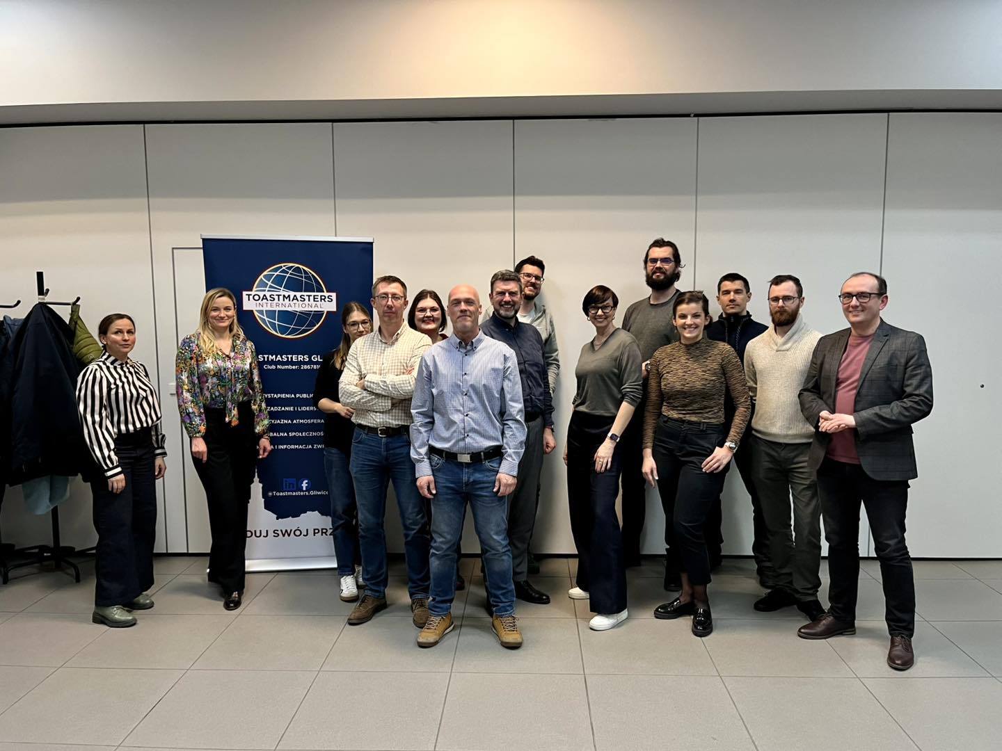 Zdjęcie ze spotkania Toastmasters Gliwice