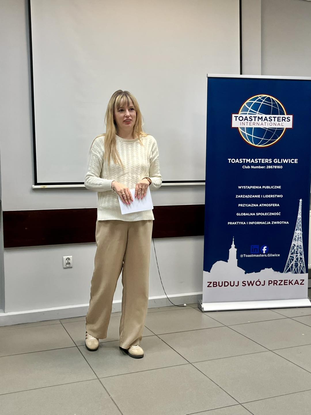 Zdjęcie ze spotkania Toastmasters Gliwice