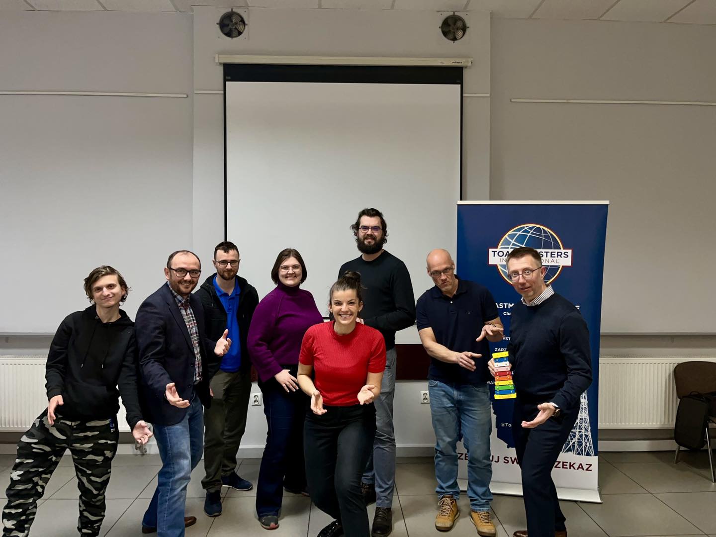 Zdjęcie ze spotkania Toastmasters Gliwice